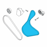 OEM 2022 Ford Escape V-BELT Diagram - LX6Z-8620-B