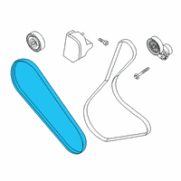 OEM 2021 Ford Bronco Sport AC Belt Diagram - K2GZ-8620-CA