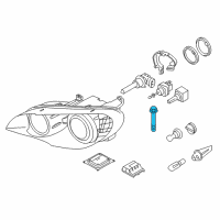 OEM 2009 BMW X5 Screw Diagram - 07-14-7-224-227