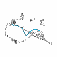 OEM 2007 Ford Focus Pressure Hose Diagram - 6S4Z-3A719-D