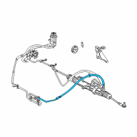 OEM 2007 Ford Focus Lower Return Hose Diagram - 7S4Z-3A713-A