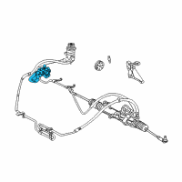 OEM 2003 Ford Focus Power Steering Pump Diagram - 1M5Z-3A674-AARM