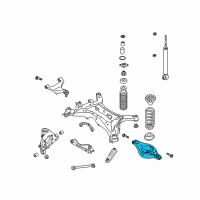 OEM Nissan Murano Link Complete-Rear Suspension Lower, Rear Diagram - 551B0-CA000