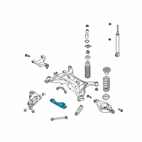 OEM 2003 Nissan Murano Link Complete-Lower, Rear Suspension R Diagram - 551A0-CC40C