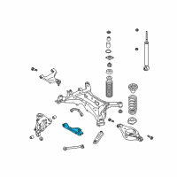 OEM Nissan Link Complete-Lower, Rear Suspension R Diagram - 551A0-CC40C