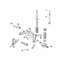 OEM 2003 Nissan Murano Stopper-Differential Mounting, Lower Diagram - 55475-CA000