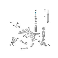 OEM 2005 Nissan Quest Bush-Rear Shock Absorber Diagram - 56217-CA000