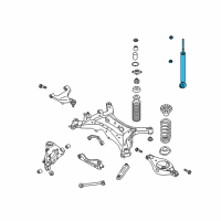 OEM 2005 Nissan Murano ABSORBER Kit-Shock, Rear Diagram - 56210-CB825