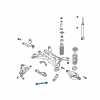 OEM Nissan Murano Rod Complete-Radius Diagram - 55110-CA000