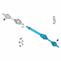 OEM 2019 Lincoln Nautilus Axle Assembly Diagram - K2GZ-3B436-C