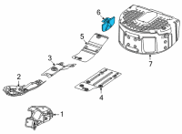 OEM 2022 Jeep Wagoneer SPARE TIRE Diagram - 68461040AC