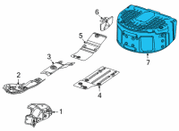 OEM 2022 Jeep Wagoneer SPARE TIRE Diagram - 68422066AB