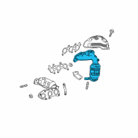 OEM 2013 Toyota Venza Exhaust Manifold Diagram - 17150-0P240