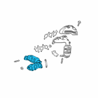 OEM 2015 Toyota Venza Exhaust Manifold Diagram - 17140-0P240
