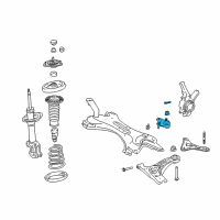 OEM 2008 Scion tC Lower Ball Joint Diagram - 43330-09670