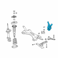 OEM 2010 Scion tC Knuckle Diagram - 43212-21040