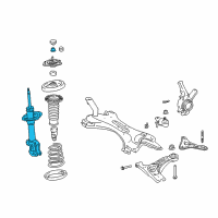 OEM 2009 Scion tC Strut Diagram - 48510-80142