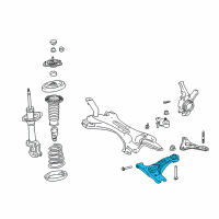 OEM 2005 Scion tC Lower Control Arm Diagram - 48068-21020