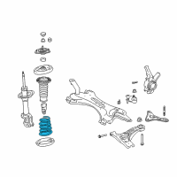 OEM 2008 Scion tC Coil Spring Diagram - 48131-21381