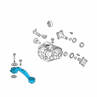 OEM 2011 Toyota Highlander Differential Mount Diagram - 52380-48080