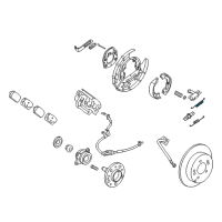 OEM 2010 Kia Rondo Spring-Shoe Return Diagram - 582681D000