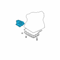 OEM Infiniti J30 Oil Strainer Assembly Diagram - 31728-80X04