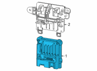 OEM Jeep Grand Cherokee L NIGHT VISION PROCESSING Diagram - 4672599AF