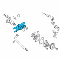 OEM 2013 Kia Optima Case-Thermostat Diagram - 256202G545