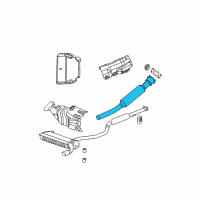 OEM 2008 Jeep Compass Catalytic Converter Diagram - 5105049AC