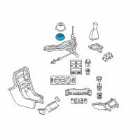 OEM Chrysler Crossfire Boot-GEARSHIFT Lever Diagram - 5101040AA