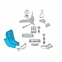 OEM 2004 Chrysler Crossfire Console-Center Diagram - XZ94BWNAA