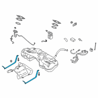 OEM Kia Stinger Band Assembly-Fuel Tank Diagram - 31210J5000