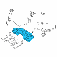 OEM Kia Stinger Fuel Tank Assembly Diagram - 31150J5500