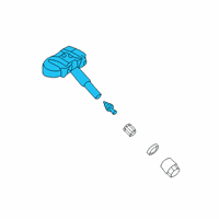 OEM 2019 Kia Forte Tire Pressure Monitoring Sensor Stem Diagram - 52943J7000