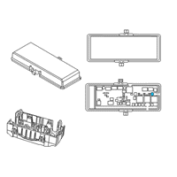 OEM 2012 Dodge Journey Micro Relay Diagram - 68100734AA