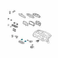 OEM 2009 Honda Civic Bulb (14V 60Ma) Diagram - 35156-SNA-A01