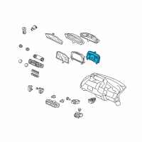 OEM 2009 Honda Civic Meter Assembly Complete Diagram - 78220-SNC-A32