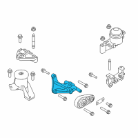 OEM 2012 Ford Fusion Strut Bracket Diagram - 9E5Z-6E042-A