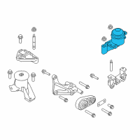 OEM 2011 Mercury Milan Transmission Mount Diagram - BE5Z-6038-C