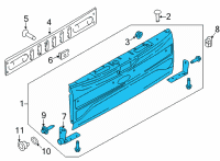 OEM 2022 Ford F-150 TAILGATE ASY Diagram - ML3Z-9940700-C