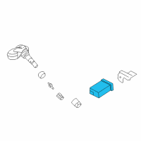 OEM Hyundai Tpms Module Assembly Diagram - 95800-3X000