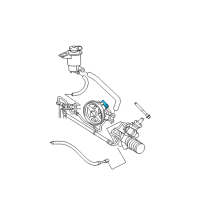 OEM 2008 Mercury Grand Marquis Power Steering Pump Diagram - 8W7Z-3A674-A