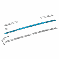 OEM Lexus LS500 Lamp Assembly, Stop Center Diagram - 81570-50090