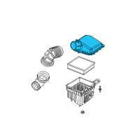 OEM 2008 Dodge Ram 2500 Cover-Air Cleaner Diagram - 53034070AD