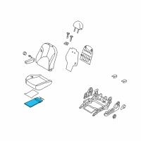 OEM 2011 Kia Rio5 Heater-Front Seat Cushion Diagram - 881601G000