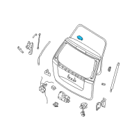 OEM 2019 Kia Sedona Hinge Assembly-Tail Gate Diagram - 797104D000