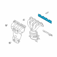 OEM 2009 Chevrolet Aveo Manifold Gasket Diagram - 55573805