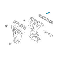 OEM 2008 Saturn Astra Exhaust Manifold Stud Diagram - 24454371