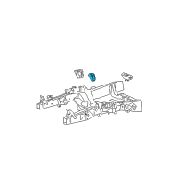 OEM 1998 Ford F-150 Motor Mount Bracket Diagram - F75Z-6029-DA