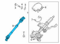 OEM 2021 Hyundai Elantra Joint Assembly-STRG Diagram - 56400-AA000